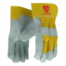 Wholesale Heavy Duty Work Gloves Safeguard-Yellow- 10/Dozen