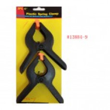Wholesale 6 Inch Plastic Clamps- 2 Pack