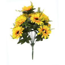 Wholesale 12 heads FAKE Sunflower