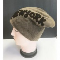 Wholesale Men's Knitted Winter Hat- New York