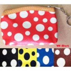 Wholesale Women's Mini Wallet- Polka Dot Print