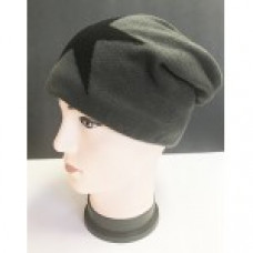 Wholesale Men's Knitted Winter Hat- Star